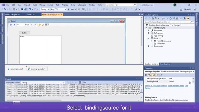 C# | Winform | Binding Navigator Tutorial смотреть онлайн