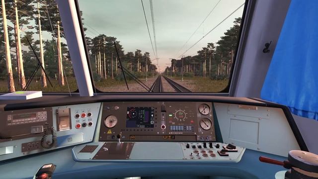 Trainz Simulator 2019 | Экспресс РЭКС ЭД4М-0462 от. ст Воскресенск до ст. Голутвин смотреть онлайн