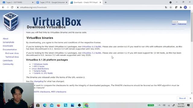 Tutorial Download Dan Instal Oracle VM Virtual Box смотреть онлайн