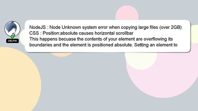 NodeJS : Node Unknown system error when copying large files (over 2GB) смотреть онлайн
