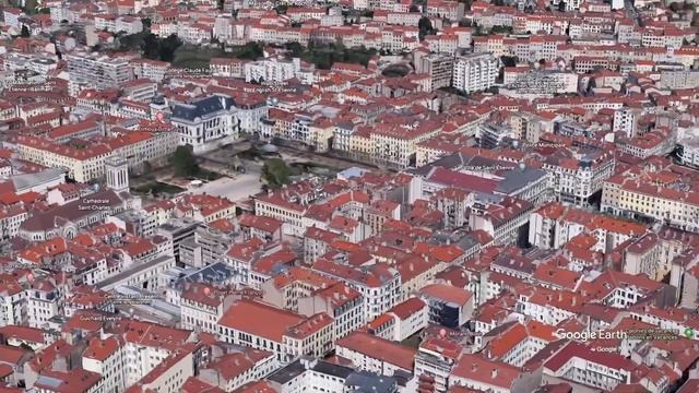 St Etienne cite du design vue du ciel смотреть онлайн