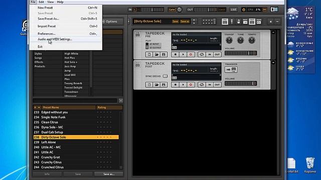 Подключение Гитары к Guitar Rig 5 смотреть онлайн
