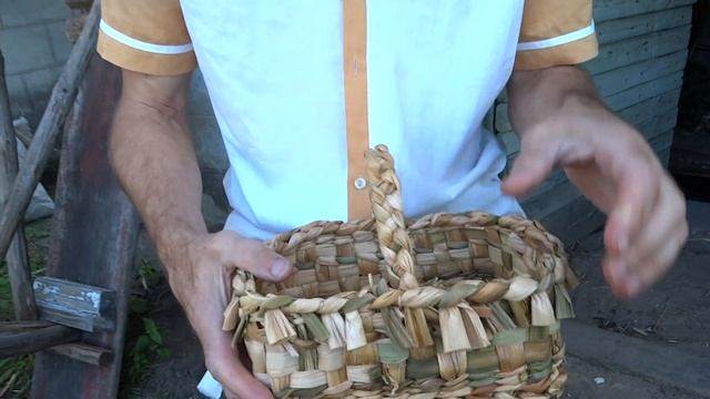 Корзинка из рогоза. смотреть онлайн
