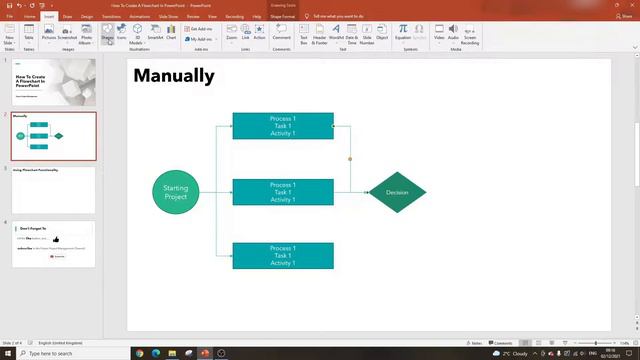 How To Create A Flowchart In PowerPoint - Two Excellent Ways - Step By Step смотреть онлайн