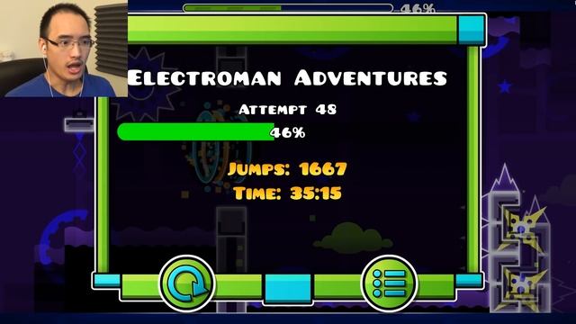 ATTENTION! JE VOUS CASSE LES OREILLES! | Geometry Dash FR #8 смотреть онлайн