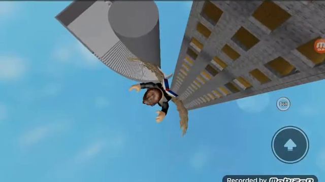 Прыгаю с высокой башни в ROBLOX смотреть онлайн