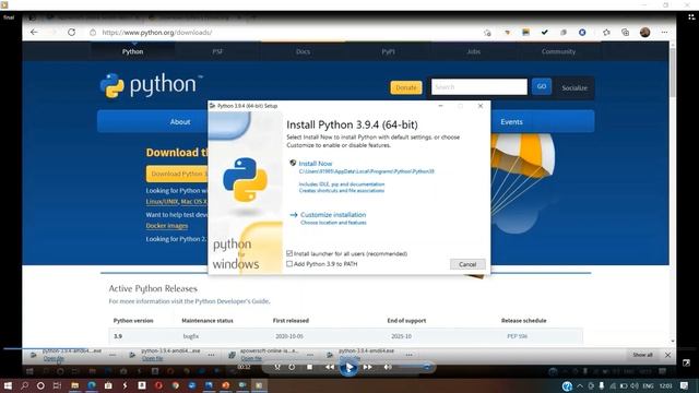 || Class 9 || Artificial Intelligence -417 || Session 2021-22 || Python -How to Install on Windows| смотреть онлайн