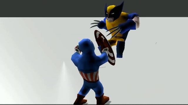 Анимация персонажей Marvel в Blender смотреть онлайн