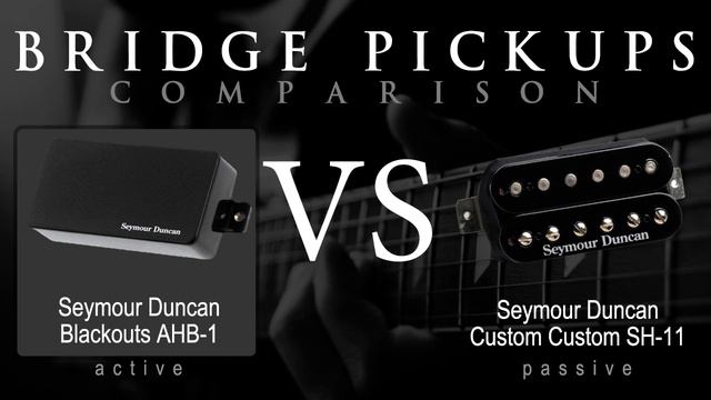 SEYMOUR DUNCAN SH11 TB11 vs BLACKOUTS - Active Passive Bridge Pickup Metal Tone Comparison / Review смотреть онлайн