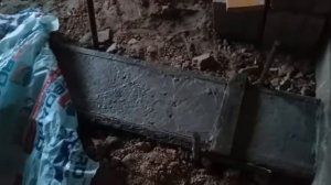 Фундамент для перегородок в доме.Перегородки из шлакоблоков.Строим дом