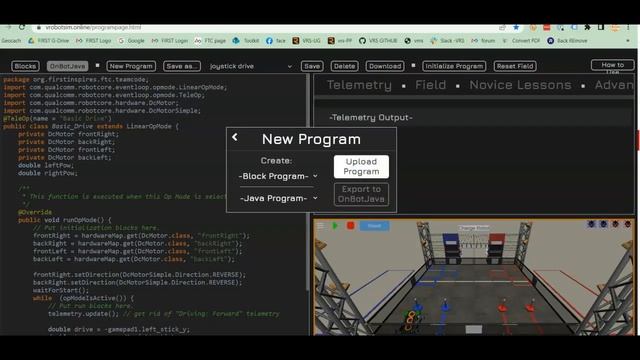 Upload Java Files | Virtual Robot Simulator смотреть онлайн