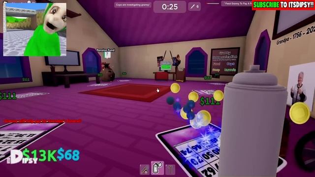 ? Dipsy Plays: Roblox Down Slide A HILLLLLLLLLLLL