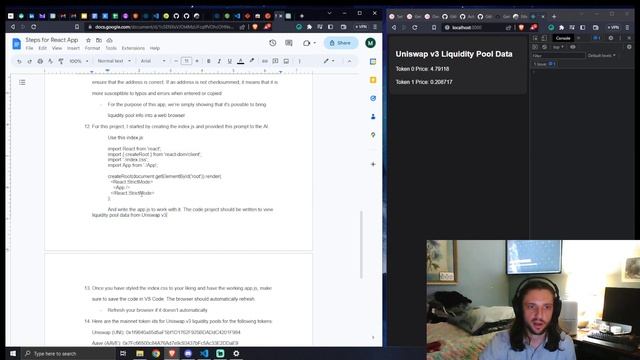 My First React App: Uniswap v3 SDK смотреть онлайн