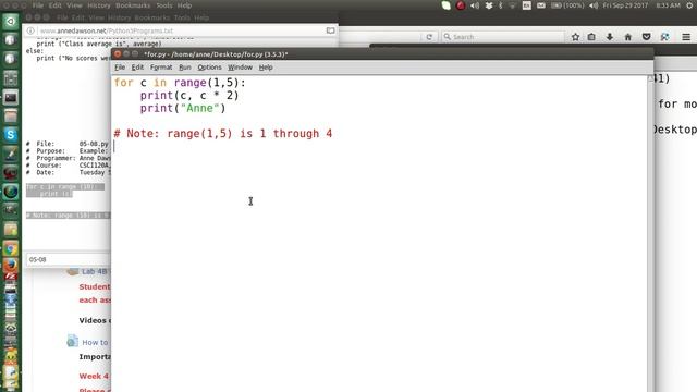 Python's for loop смотреть онлайн