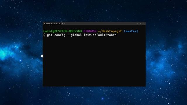 Git: Set Initial Branch Name смотреть онлайн