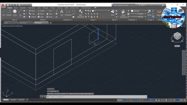 How to draw small house (Making 3D House using AutoCAD 2018) speak khmer смотреть онлайн