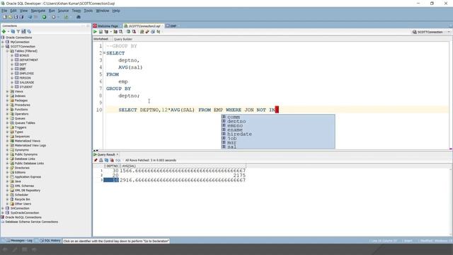 GROUP BY Clause with one and more columns in oracle || Oracle Database Tutorial смотреть онлайн