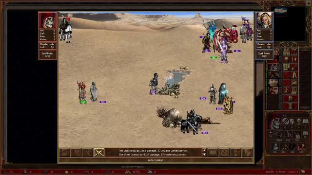 One year growth L9 Necropolis vs Tower | Heroes of Might and Magic III смотреть онлайн