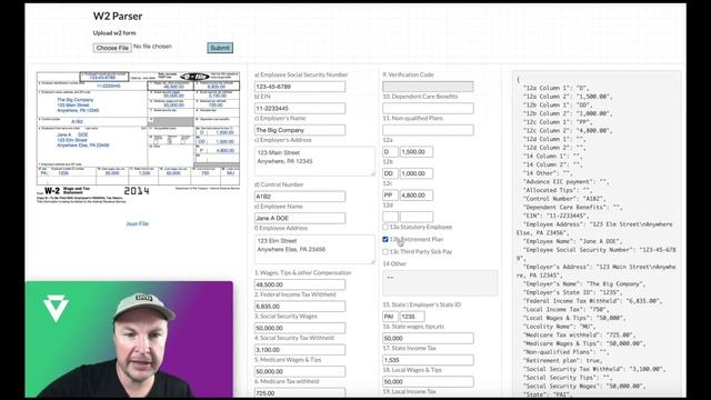 Veryfi OCR API Platform | W-2 Real-Time Data Extraction смотреть онлайн