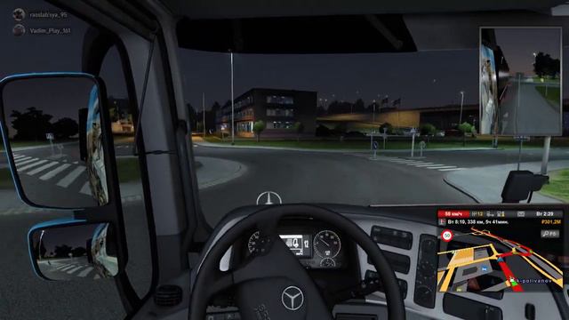 Euro Truck Simulator 2-Лег спать на берегу Волги-Угар смотреть онлайн