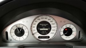 Сброс сервиса по замене масла на w211. Reset oil service w211