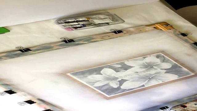 Холодный батик. Урок 2. Первый этап. Советы. Как правильно наносить контур. смотреть онлайн