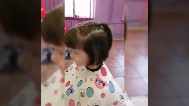Как красиво подстричь девочку! Где? Рядом салон красоты La Familia Семейная парикмахерская Бровары смотреть онлайн
