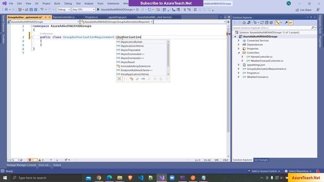 Net6 Web Api Azure AD Authentication And Authorization With Azure Ad Groups смотреть онлайн
