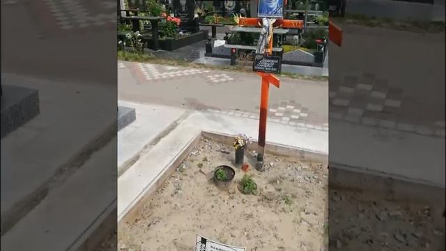Много новых захоронений на украинском кладбище. смотреть онлайн