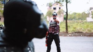 LTT Game Nerf War : Squad Winter Warriors SEAL X Nerf Guns War Rocket Man Bandits Nerf Mod