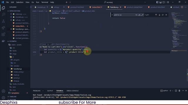 Add To Cart using Django in E-commerce Website using Django | EP. 26 смотреть онлайн