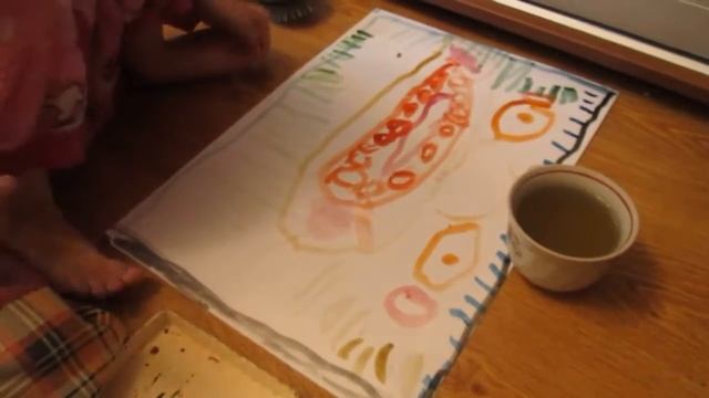 Родаслава изучает: рисуем и называем цвета / Rodaslava studies: draw and name colors смотреть онлайн