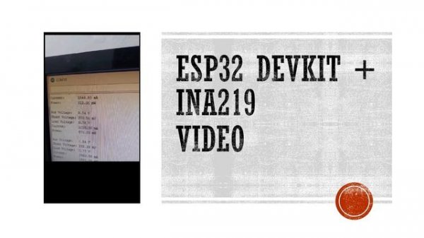 Esp32 DevKit + INA219