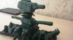 КВ-44 из пластилина