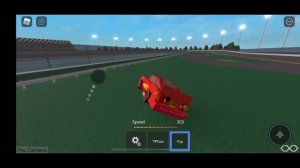 Cars 3 lightning McQueen crash (Roblox version)
