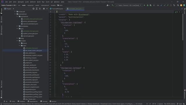 Minecraft 1.18.2 Fabric Modding | ANIMATED ITEMS W/ GeckoLib