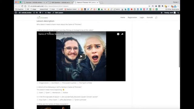 How to Use Quiz Add-on for Video Lessons Plugin | WordPress смотреть онлайн