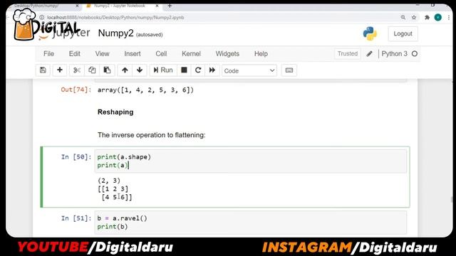 #7 Complete Python Numpy - Tutorials Series in Hindi || Machine Learning Tutorial || Digitaldaru смотреть онлайн