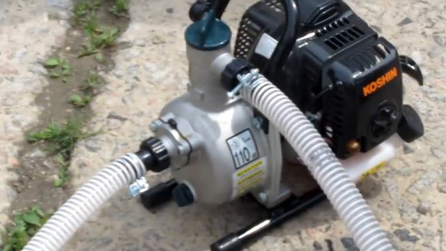 Обзор мотопомпы для чистой воды (Clean Water Pump) Koshin SEV-25L смотреть онлайн