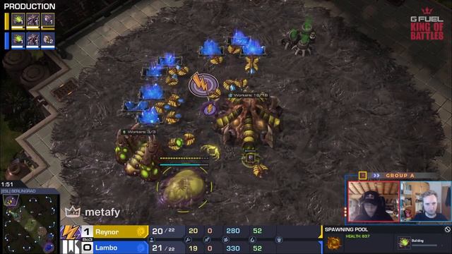 StarCraft 2: LAMBO vs REYNOR - King of Battles 3 (Group A) смотреть онлайн