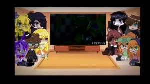 Fnaf 1+aftons react to Dr. Sunshine is dead