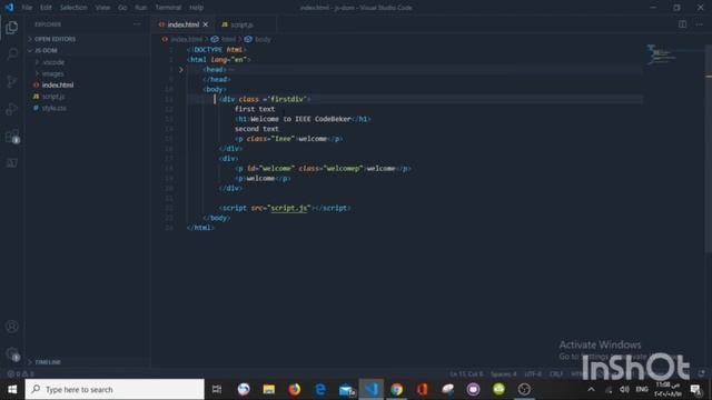 9.1 JavaScript DOM Nodes смотреть онлайн