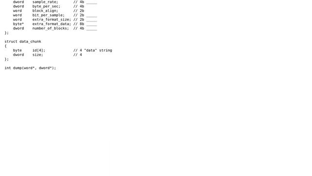 Parse a WAV file and export PCM data смотреть онлайн