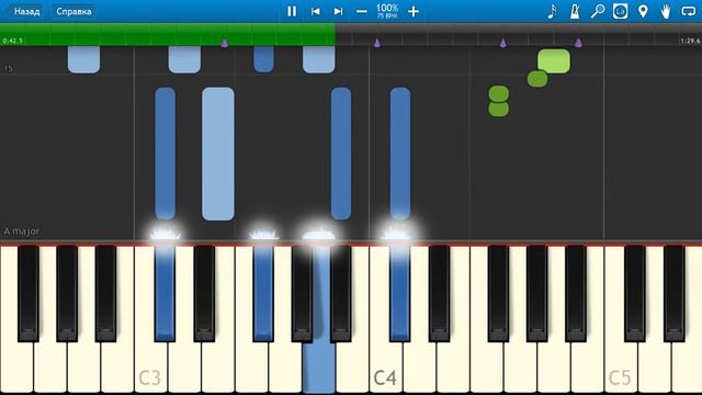 БандЭрос - Манхэттен (на пианино Synthesia) смотреть онлайн
