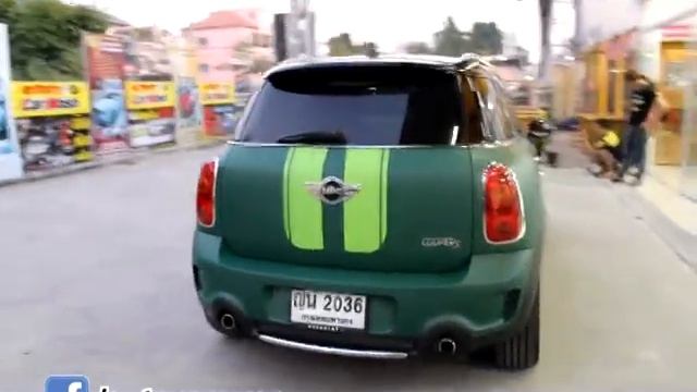 Car Wrap Mini Matt Green by Autocar Wrap смотреть онлайн