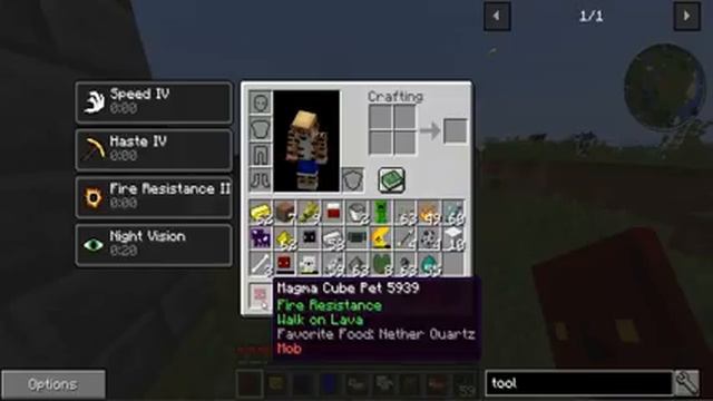 Inventory Pets Mod Showcase (Minecraft 1.12.2) смотреть онлайн