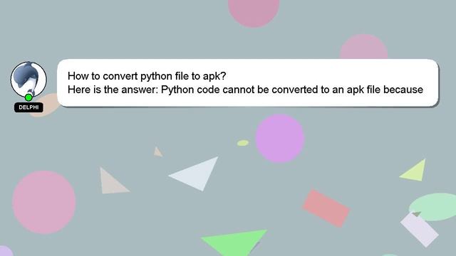 How to convert python file to apk? смотреть онлайн