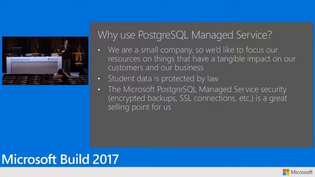 Build 2017 How to get started with the new Azure DBMS for PostgreSQL смотреть онлайн