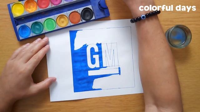 How to draw the General Motors logo смотреть онлайн