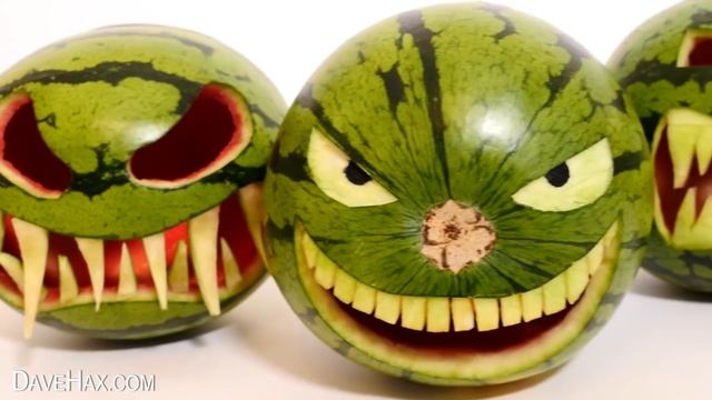 Pumpkin EXPERT Tries Carving Watermelon смотреть онлайн